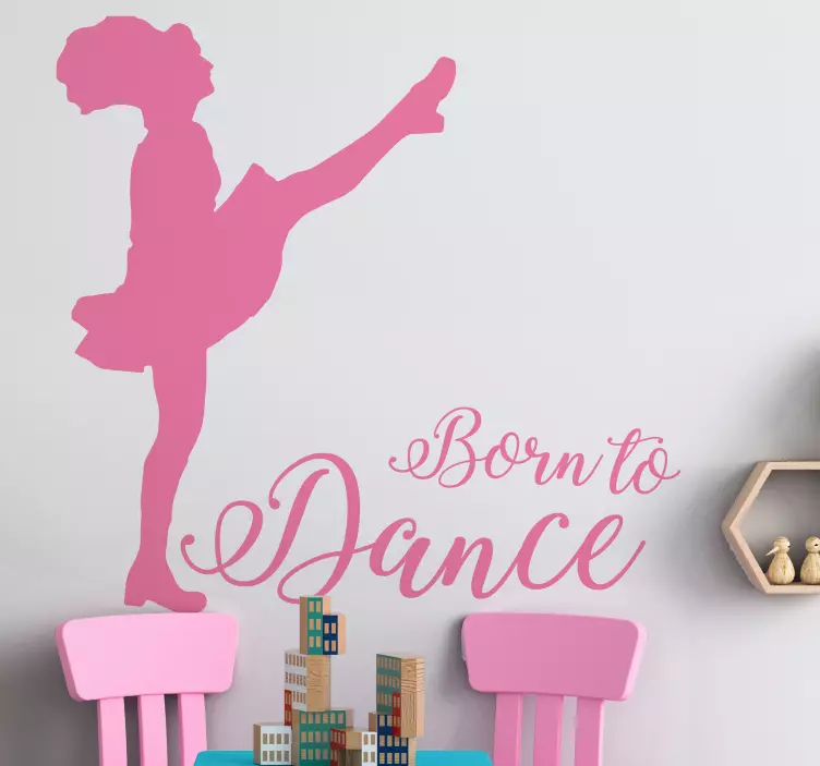 Born to dance Irish dance dance wall sticker - TenStickers