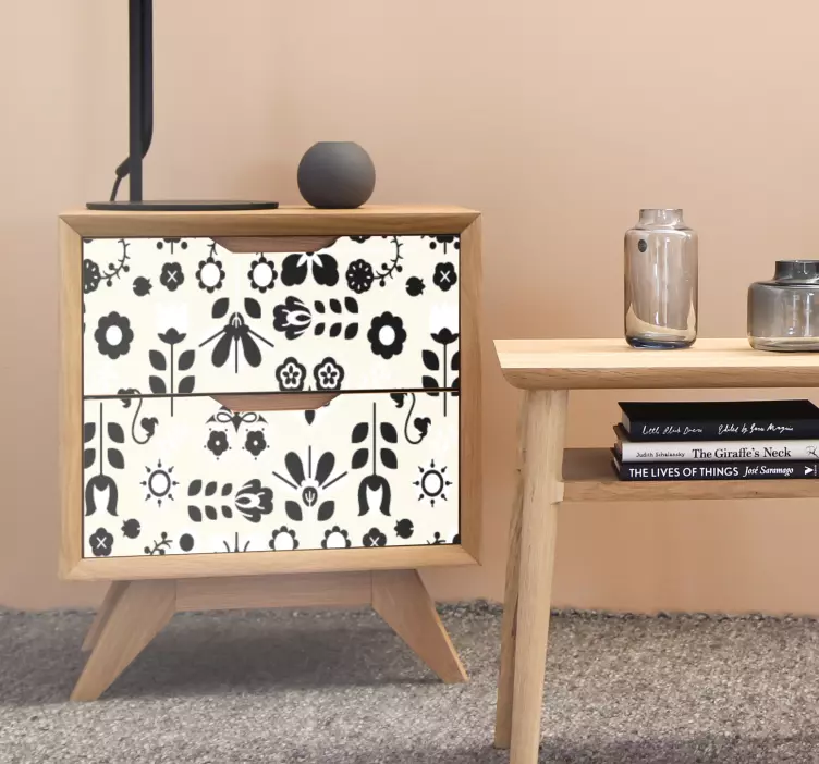 Botanical Arrangement Creation furniture sticker - TenStickers