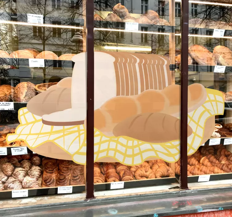 Bread Basket Sticker - TenStickers