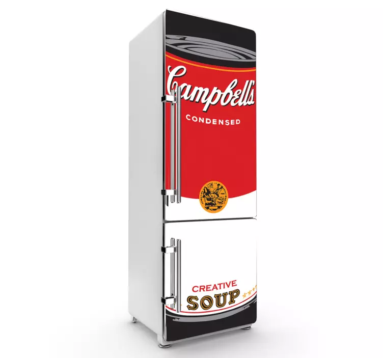 Campbell's Soup Fridge Sticker - TenStickers