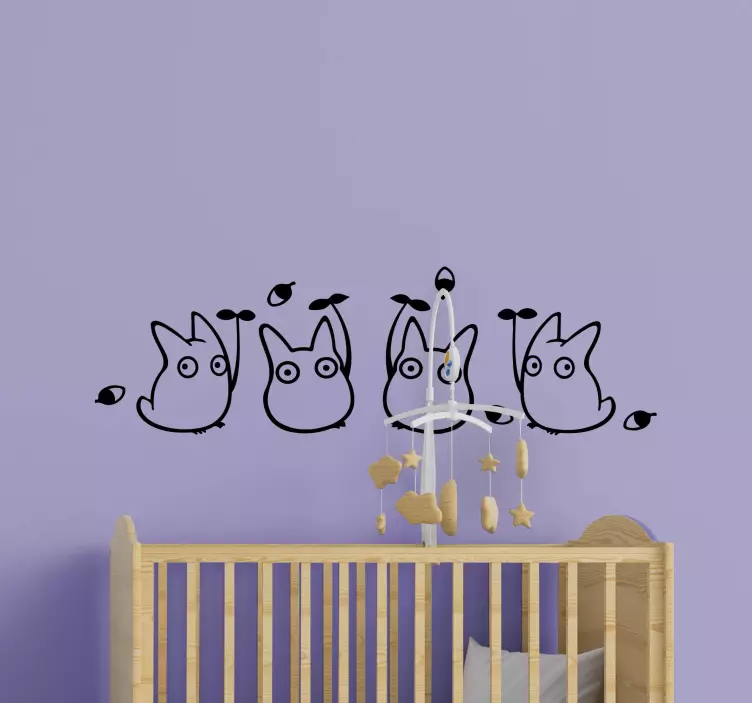 Charming Animal Figurines wall stickers for kid - TenStickers