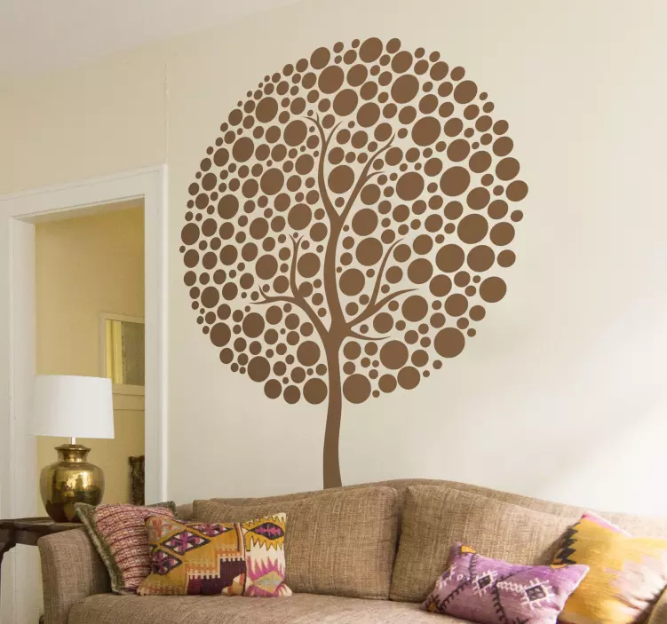 Circular Tree Sticker - TenStickers