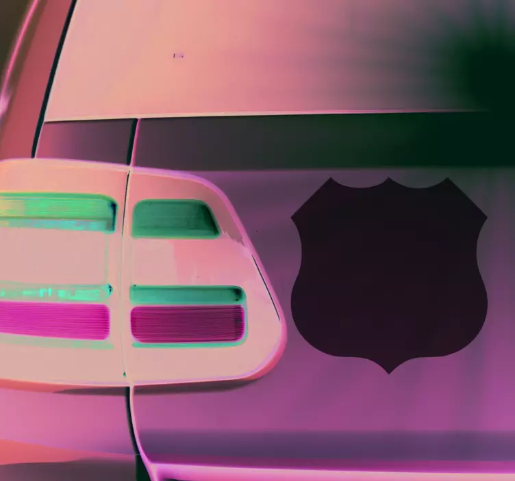 Classic retro vintage Motorcycle Decal - TenStickers