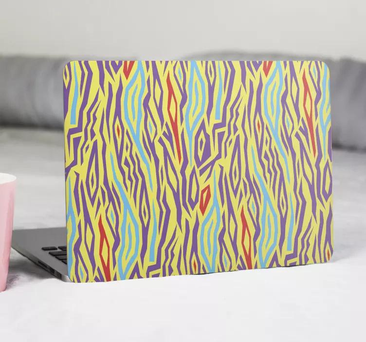 Colorful Abstract Concept laptop skin - TenStickers