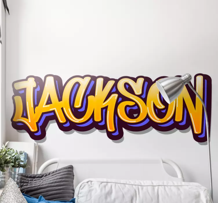 Cool Graffiti urban wall sticker - TenStickers