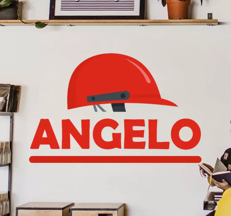 Cricket player customized Personalised sticker - TenStickers