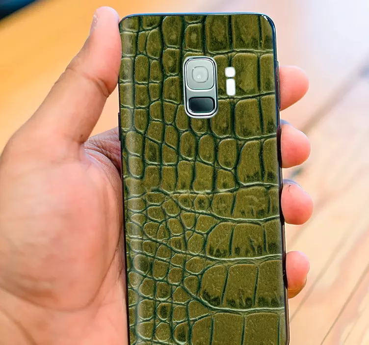Crocodile Pattern Cover Samsung stickers - TenStickers