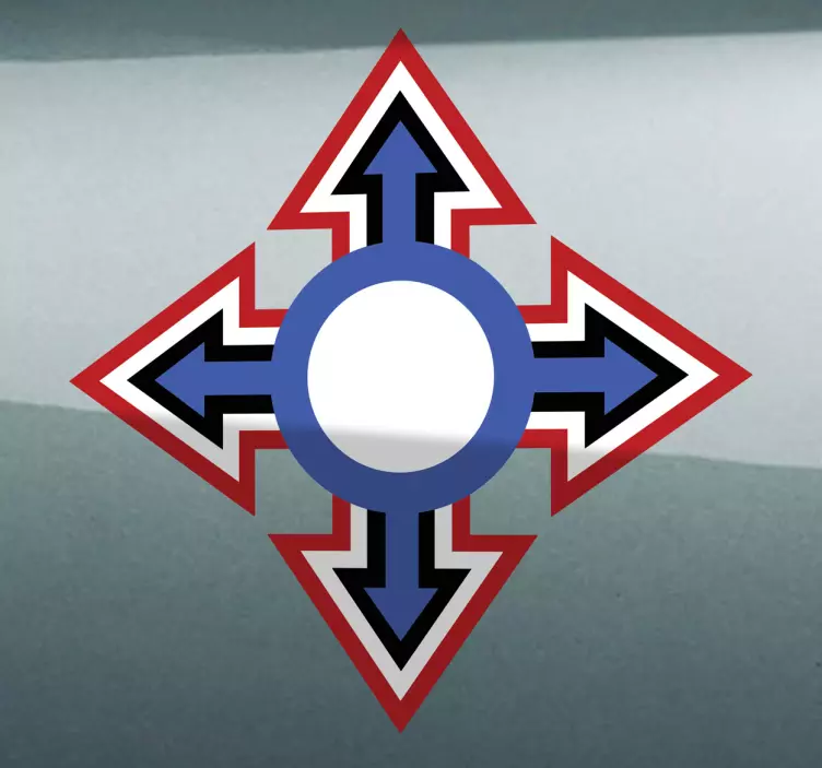Cross Mod Vehicle Sticker - TenStickers