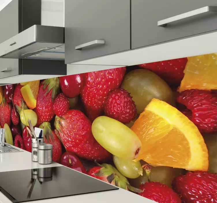Decorative adhesive fruit kitchen - TenStickers