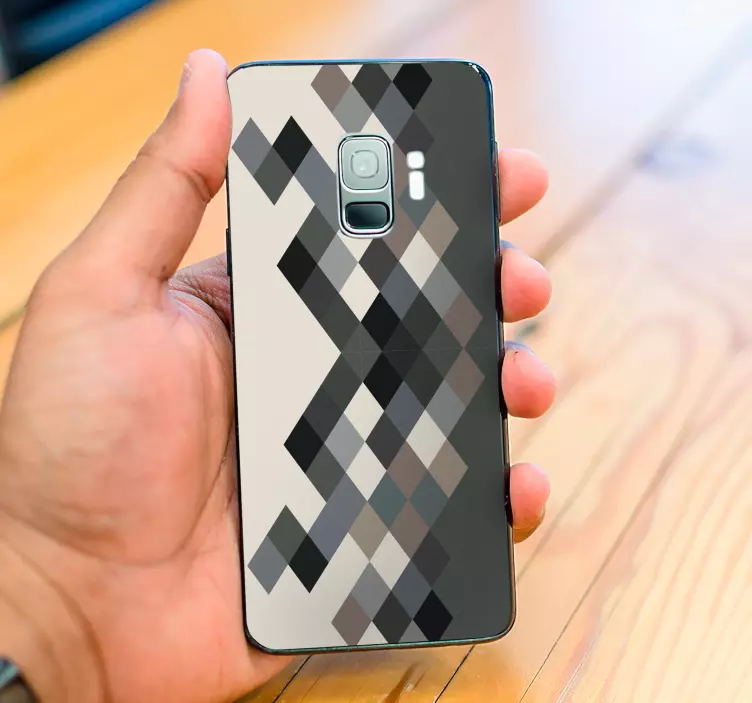 Diamond Pattern Samsung stickers - TenStickers