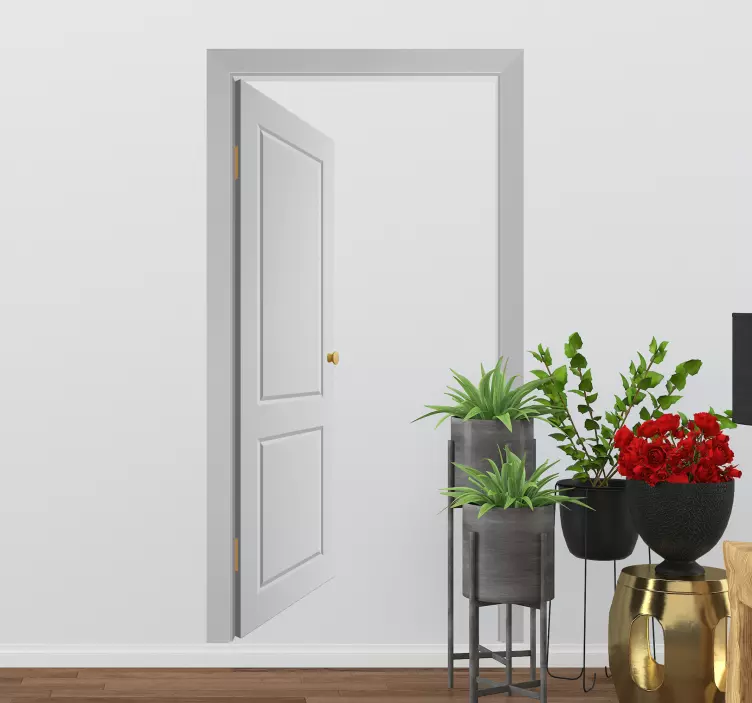 Door Fiction Wall Sticker - TenStickers