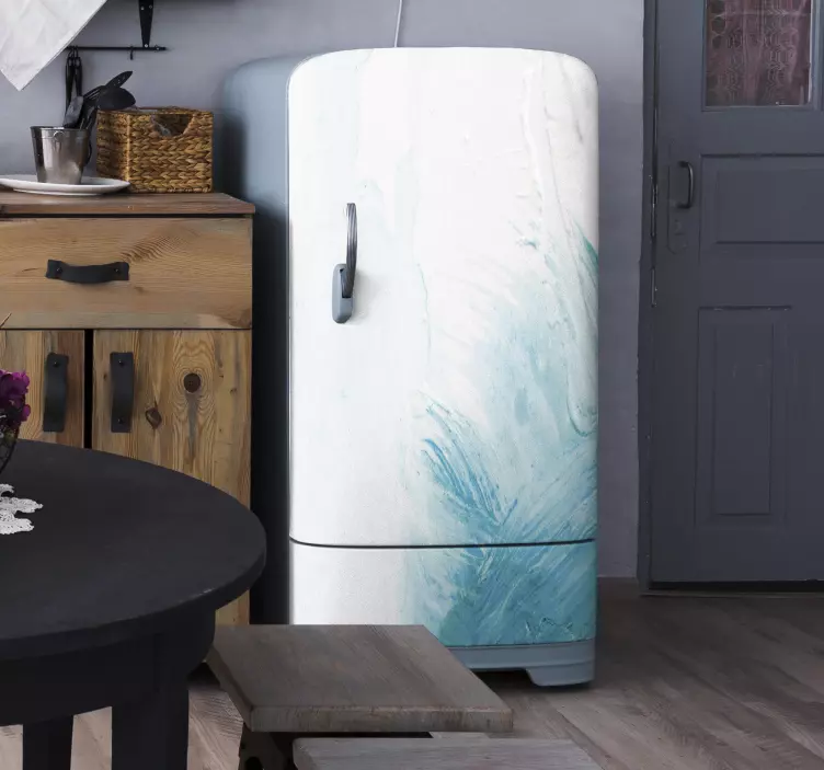 Elegant Abstract Swirls fridge sticker - TenStickers