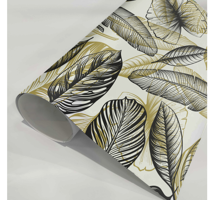 Elegant Tropical Plants furniture decal  - TenStickers