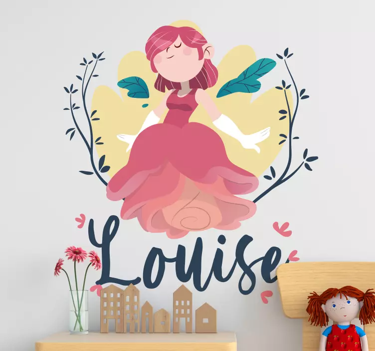 Fairy Princess Theme wall stickers for kid - TenStickers