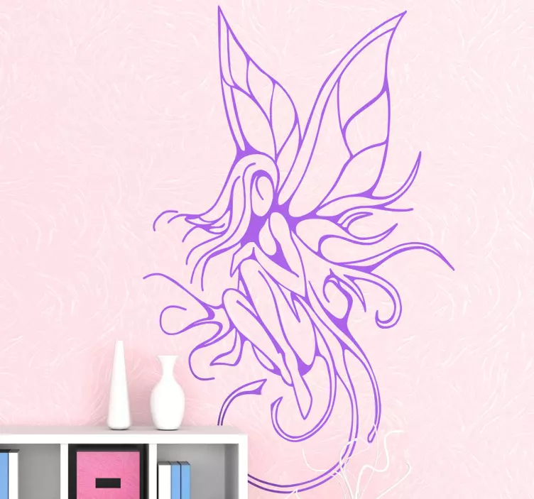 Fairy Tattoo Decorative Sticker - TenStickers