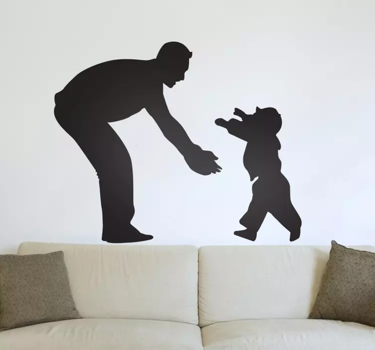 Father & Son Wall Sticker - TenStickers