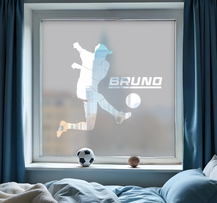 football name window sticker - TenStickers