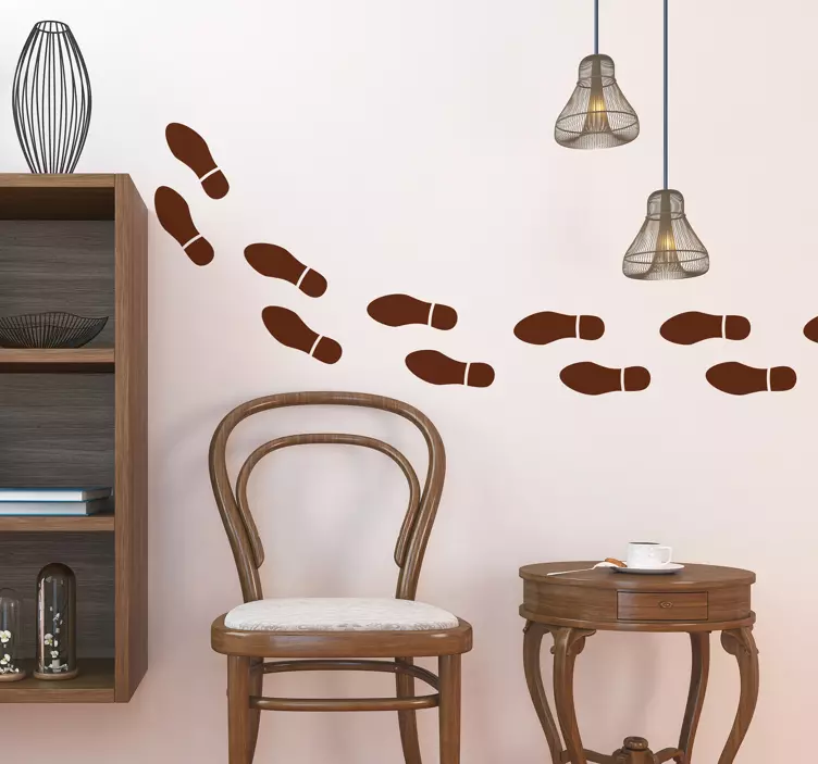 Footprints Wall Sticker in vinyl - TenStickers