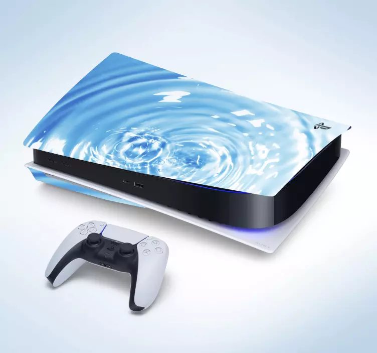 Fresh water PS5 vinyl skin sticker - TenStickers