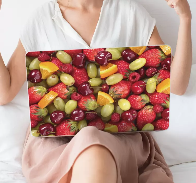 Fruit Selection Laptop Sticker - TenStickers