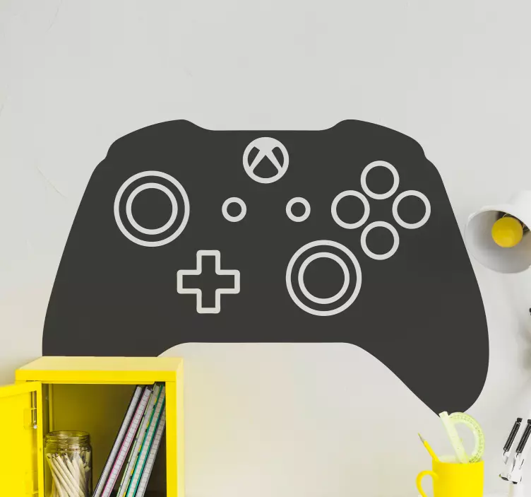 Gaming controller shape wall sticker - TenStickers