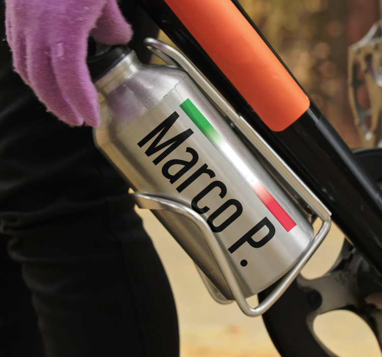 "Giro" personalized name cycling decal - TenStickers