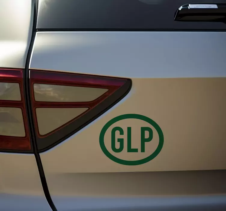 GLP car window vinyl sticker - TenStickers