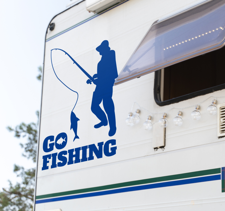 go fishing wall decor - TenStickers