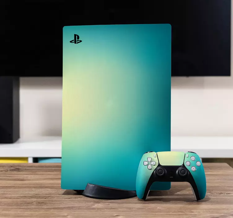 Gradient light PS5 skin decal - TenStickers