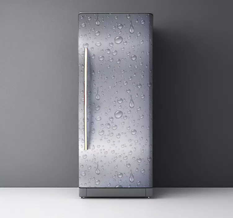 Gray Texture with Dots fridge sticker - TenStickers