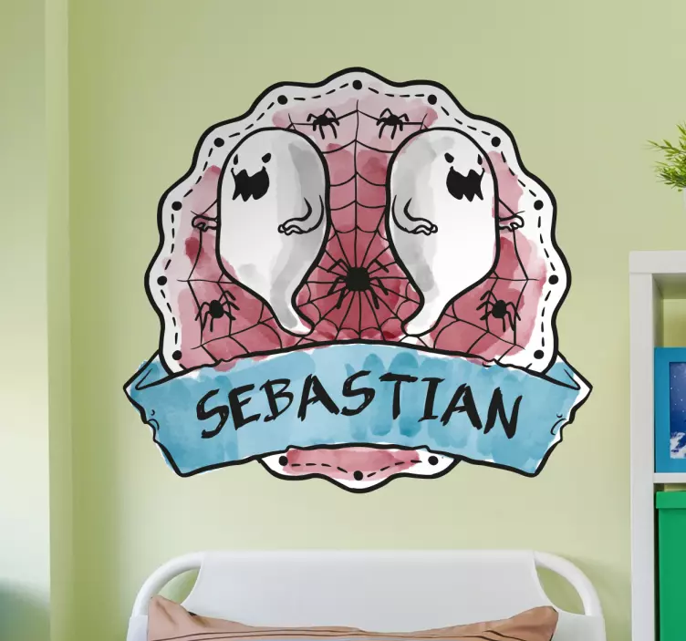 Halloween Personalised Wall Sticker - TenStickers