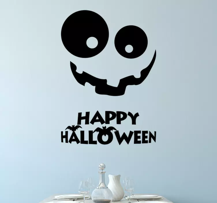 Halloween Pumpkin Sticker - TenStickers