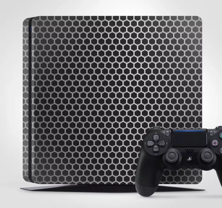Honeycomb pattern details PS4 skin - TenStickers