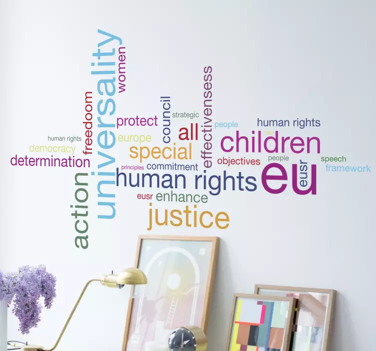Human Rights Wall Sticker - TenStickers