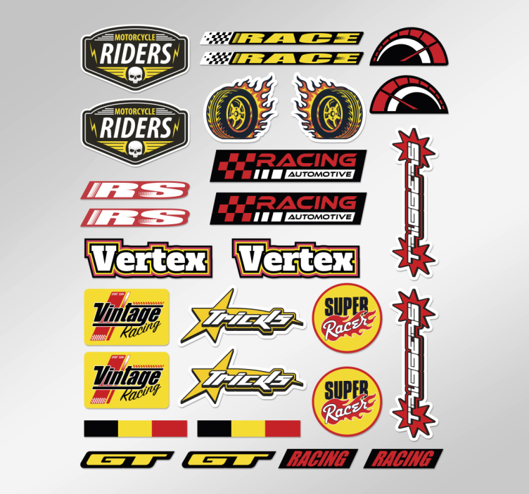 Individual bomb pack motorcycle sticker - TenStickers