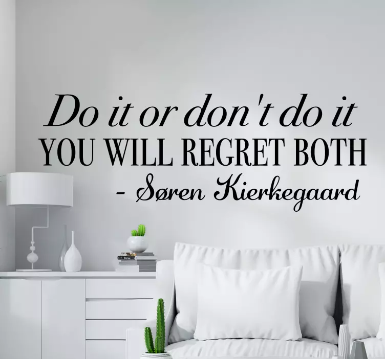 Inspiring Life Choice text sticker - TenStickers