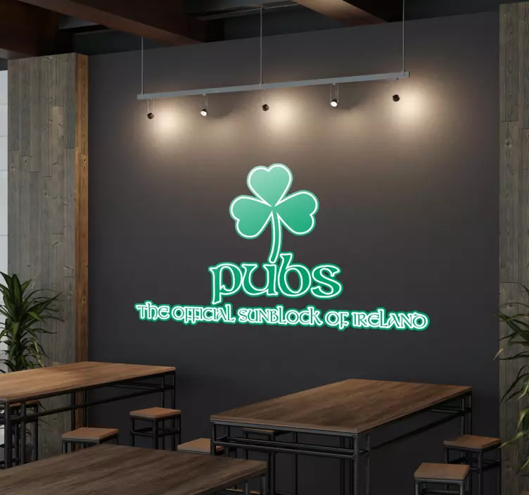 Ireland Pubs Wall Sticker - TenStickers