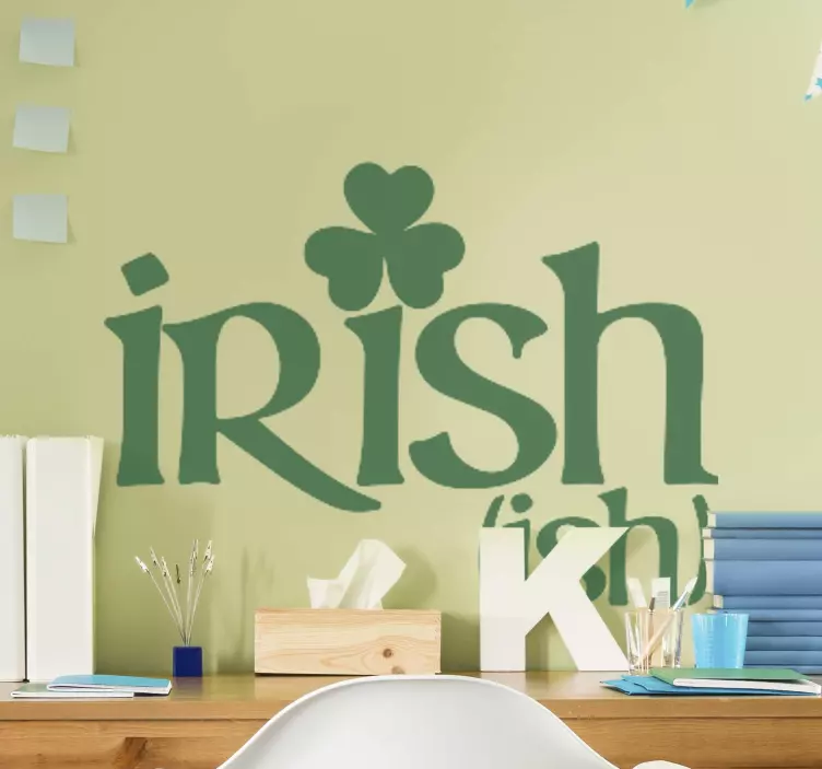 Irish (ish) laptop vinyl skins - TenStickers