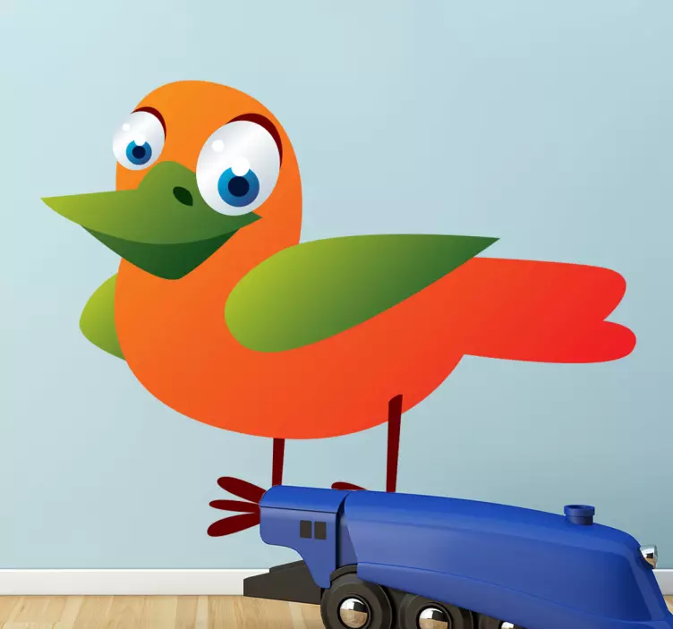 Kids Colourful Bird Wall Sticker - TenStickers