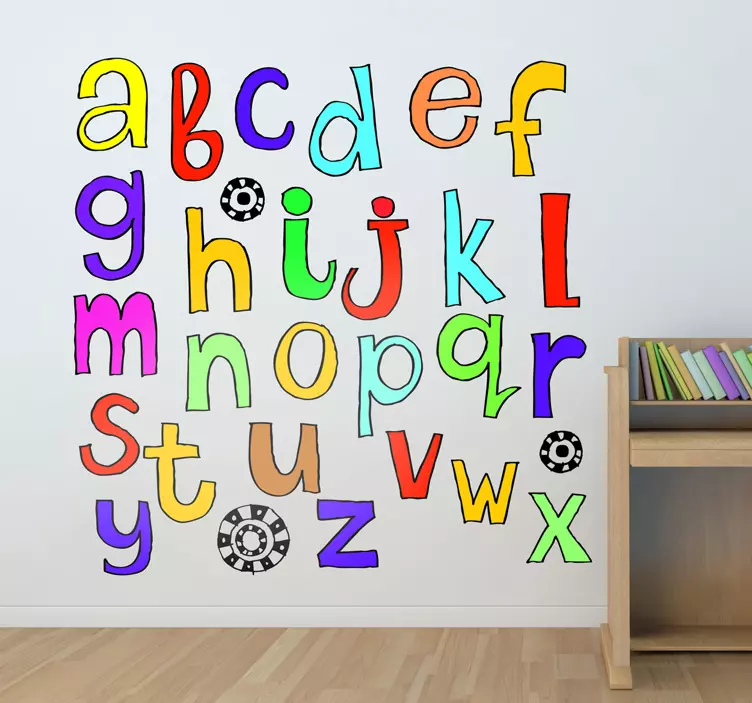 Kids Stickers Alphabet Sticker - TenStickers