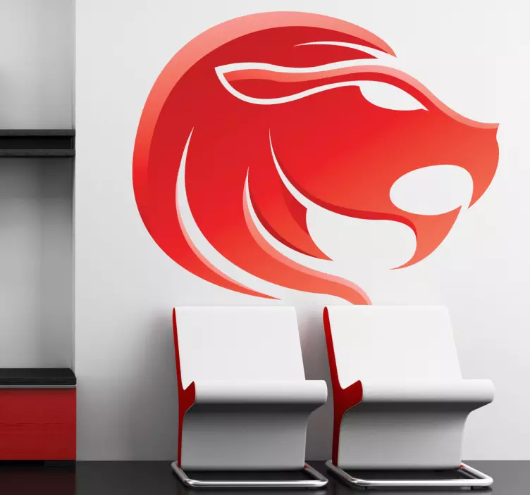 Leo Zodiac Sign Wall Sticker - TenStickers