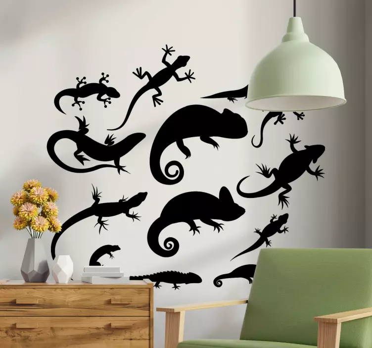 Lizards bug vinyl sticker - TenStickers