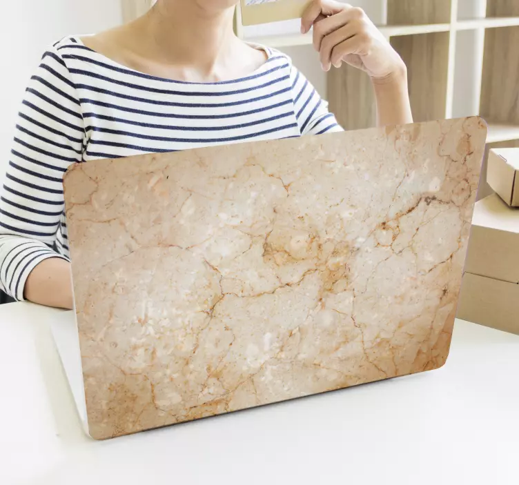 Marble Laptop Skin Sticker - TenStickers