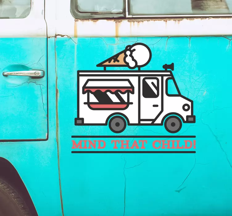 Mind that Child Vehicle Sticker - TenStickers