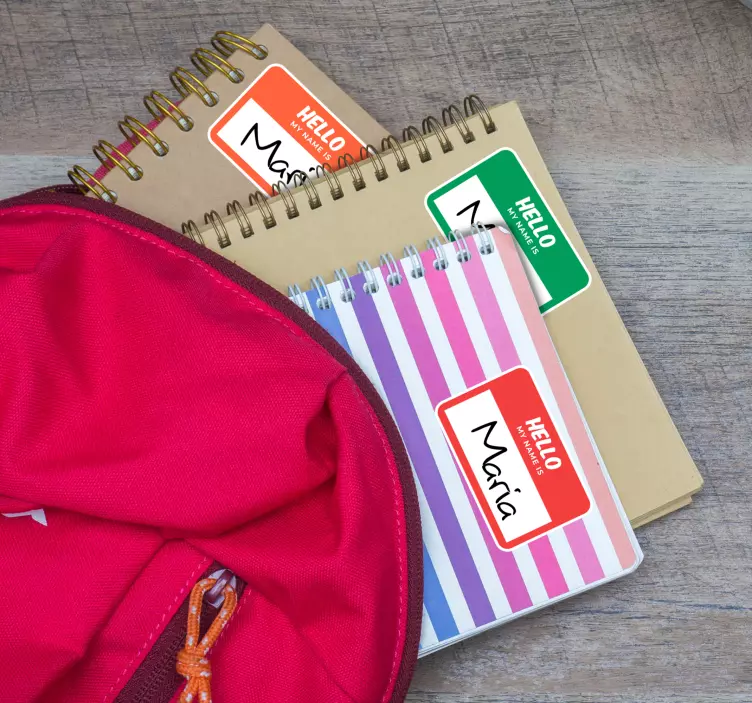 My name is vinyl stickers - TenStickers