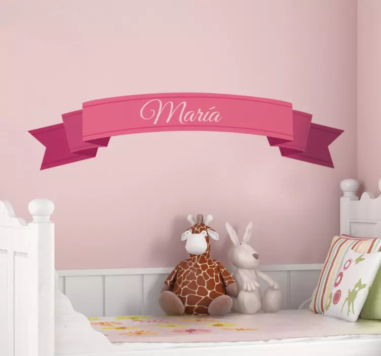 Custom Children´s Ribbon Wall Sticker - TenStickers