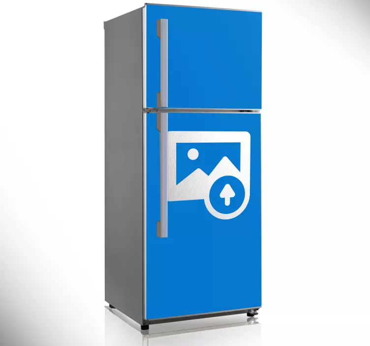 Personalise photo fridge sticker - TenStickers