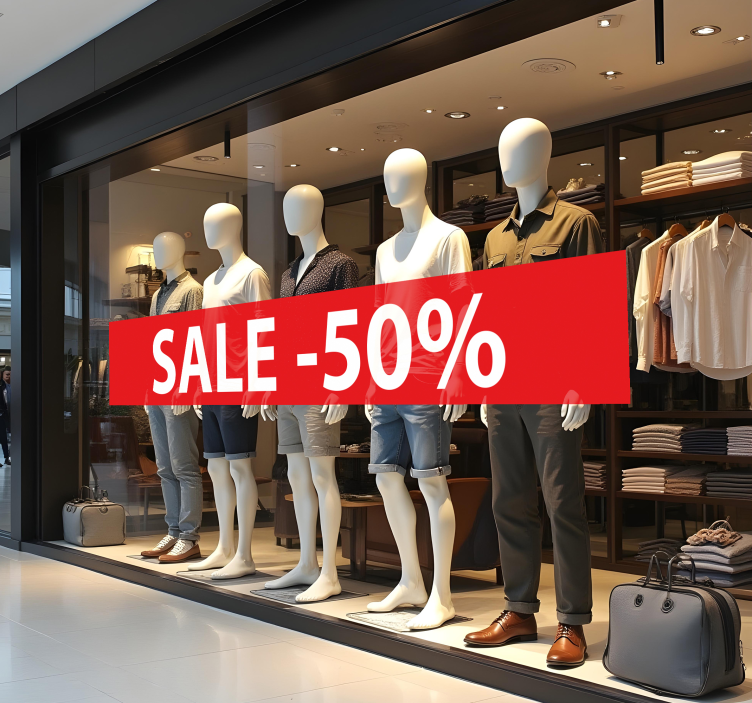 personalized discount sales sticker - TenStickers