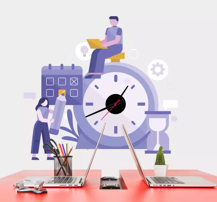 Productivity Time Management object sticker - TenStickers