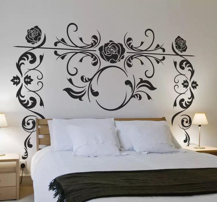 Rose Wall Sticker - TenStickers